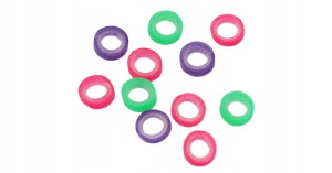 Mikado Mocne Gumki do Pelletu Kolorowe Mix 8mm