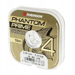 Plecionka Phantom Prime X4 0,18mm 10m ciemnoziel.