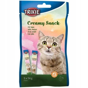 Trixie Creamy snack z Kurczakiem dla kota 5x14g