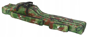 MIKADO POKROWIEC NA WĘDKI CAMOUFLAGE 140cm 3komory